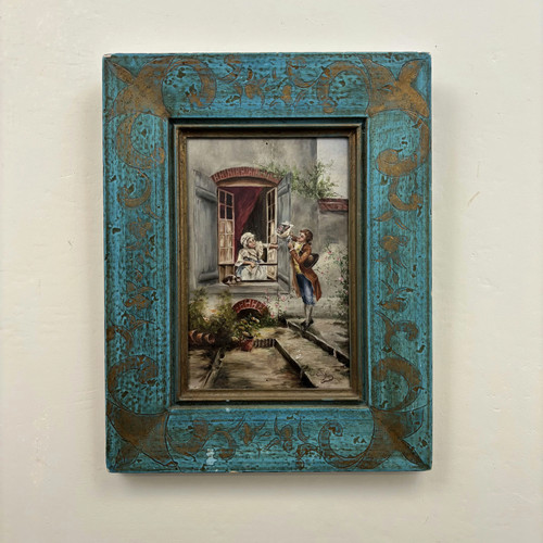 Dipinto olio figurativo