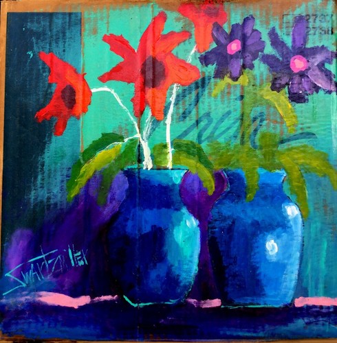 Quadro moderno originale - , fiori
