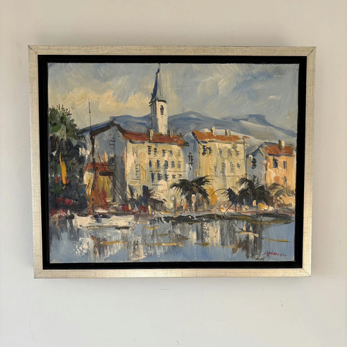 Scena porto dettagliata - porto,
