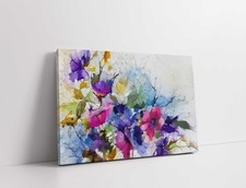 Quadro fiori astratto