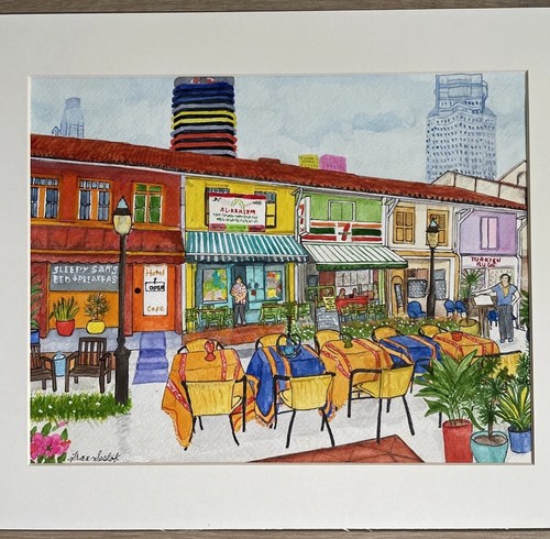 Quadro acquerello ori - quadro,
