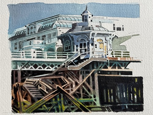 Acquerello del west pier - del,