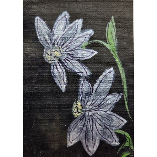 Fiori argento metallizzato - argento,