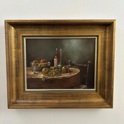 Quadro olio natura morta