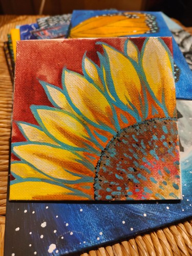 Quadro girasole originale con - quadro,