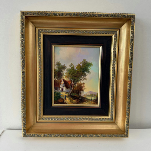 Dipinto olio paesaggio
