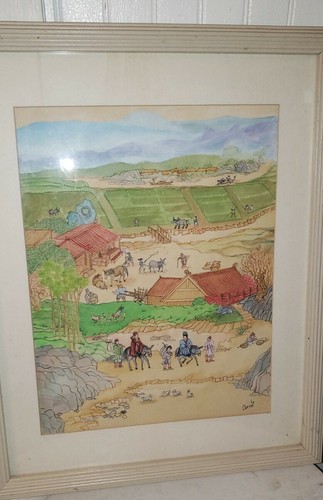 Disegno asiatico cornet - , di