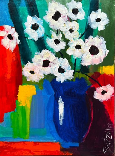 Quadro moderno originale fiori - quadro,