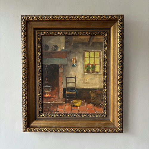 Dipinto olio rustico - dipinto, per
