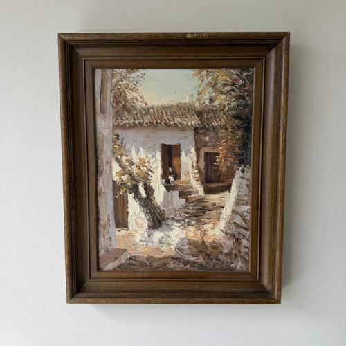 Dipinto olio figurativo - dipinto, ad
