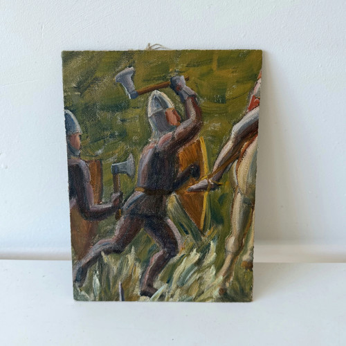 Dipinto olio figurativo