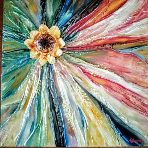 Quadro materico moderno