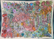 Pesci e fiori - Quadro