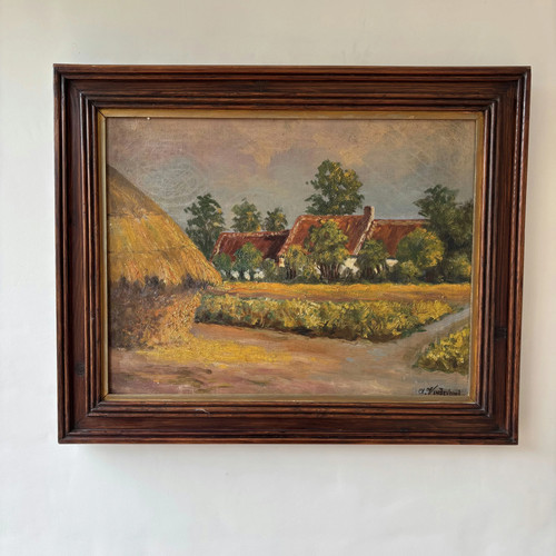 Dipinto olio paesaggio