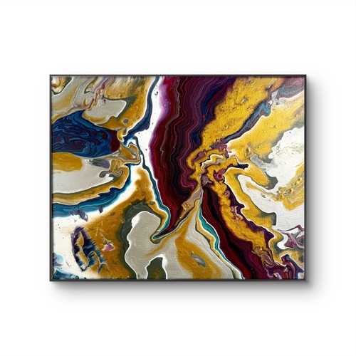 Quadro originale arte fluida