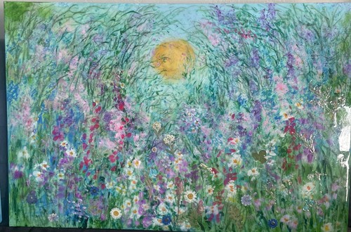 Quadro acrilico originale sole